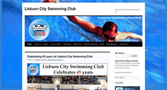 Desktop Screenshot of lisburncityswimmingclub.org
